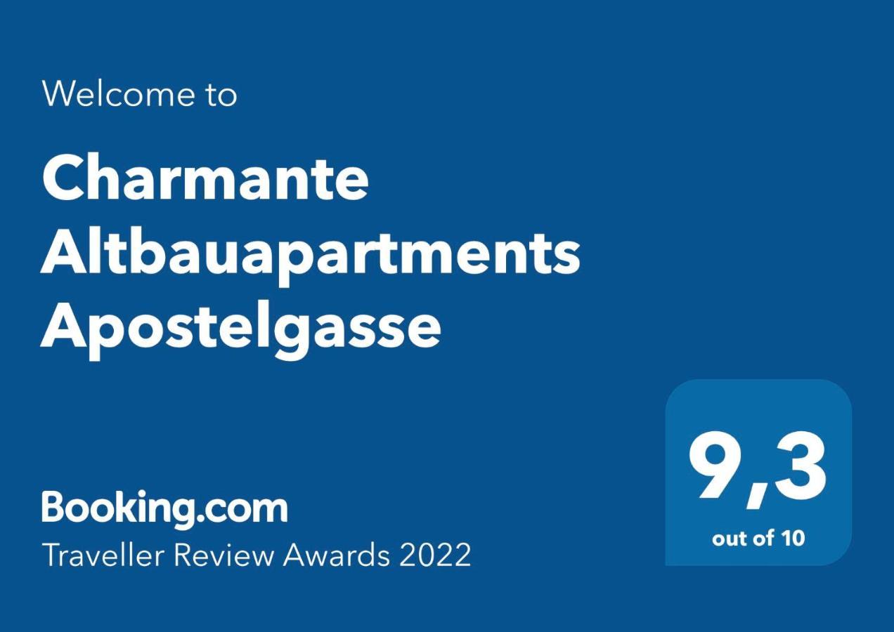 Charmante Altbauapartments Apostelgasse Wenen Buitenkant foto